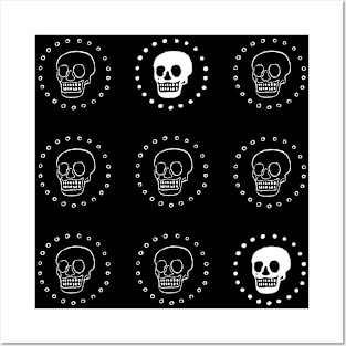 9 Skulls Posters and Art